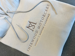 Sherwood Motorcars Sand Embroidered Thread Match Hoodie